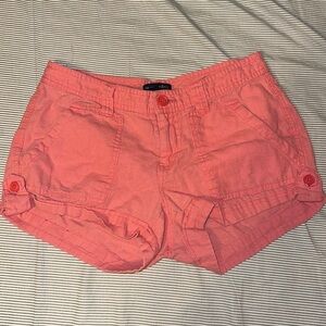 pinkish-coral GAP cargo shorts